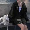 Sudadera cárdigan con capucha para mujer, estilo fino para primavera y otoño, estilo casual para estudiantes, versión coreana, corte holgado, otoño e invierno, forrada de polar, chaqueta versátil con cremallera