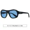 Gafas de sol cuadradas clásicas europeas y americanas de montura grande, gruesas y con bloques de color, geniales y elegantes, unisex, versátiles, protección UV