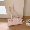Popular bolsa de lunares de gran capacidad para mujer, nueva moda 2026 bolso de hombro para el día a día, bolso de mano de alta gama tipo Boston