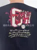 Abrigo de calle personalizado para hombre y mujer, nuevo abrigo tipo chaqueta de béisbol con patrón de diablo de dibujos animados, colaboración, primavera y otoño 2024