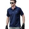 Camiseta de Manga Corta de Secado Rápido con Estampado de Dragón, Camisa Táctica Deportiva Casual para Hombre para Exteriores, Absorbente de Sudor, Estilo Táctico de Secado Rápido