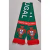 Aficionados de Selecciones Nacionales Multinacionales Animando a Portugal/Brasil/Alemania y Otros Logotipos de Equipos Bufanda Conmemorativa Sj
