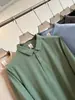 Armário 400+! Algodão Sorona! Camisa polo masculina de outono, respirável, que absorve a umidade, de manga comprida e corte solto