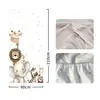 Suministro Exclusivo Transfronterizo de Temu Amazon Shein de Funda Decorativa de Puerta de Habitación Elástica de una Pieza, Cubierta de Puerta con Temática de Animales Fácil de Instalar