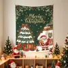 Tela de Fondo para Festival Navideño Tela Decorativa para Evento Festivo Fiesta Atmósfera Fotografía Transmisión en Vivo Tela Colgante Venta al por Mayor