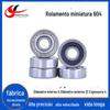 Fornecimento direto da fábrica rolamento miniatura 604ZZ diâmetro interno 4mm diâmetro externo 12mm espessura 4mm porta e janela plástico rolamento 604