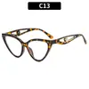 Nuevas Gafas de Sol de Moda para Mujer Estilo Ojo de Gato Protección Solar de Verano Templo con Personalidad Montura de Gafas con Perlas Huecas