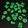 Pegatinas de Letras Luminosas, Reglas Fluorescentes con Números, Decoraciones de Pared 3D para Estudiantes, Pegatinas Luminosas Inglesas Transfronterizas para Decoración del Árbol de Navidad