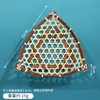 Bandeja de Chá Jogo da Velha de Bambu Estilo Chinês Prato de Lanche Doce Montanha-russa de Chá Retrô Suporte para Copo Bandeja de Mesa de Bambu
