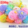 Precio ultra bajo al por mayor esponja 30g lote mixto multicolor artefacto de baño bola de baño bola de baño Bola de flor de baño