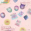 Sanrio Familia Momentos Felices Pegatinas Brillantes Dibujos Animados Pegatinas Brillantes Decoración de Diario Lindo Material DIY Papelería