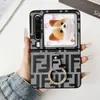 Estilo de Lujo Ligero Adecuado para Funda de Teléfono Huawei Pura X, Funda Protectora Plegable con Patrón de Houndstooth y Hebilla de Diamante, Cobertura Completa Anti-Caídas para Hombres y Mujeres