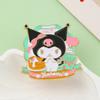 Broche Sanrio Cinnamon Dog Melody Culomi Lindo Dibujo Animado Ropa Insignia de Metal Accesorios para Hombre y Mujer Pin