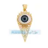 L55 nuevo popular europeo y americano Ojo de Diablo amuleto de la suerte ojo circón joyería creativa DIY