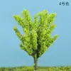 Mesa de Arena Modelo Árbol Musgo Decoración de Micro Paisaje Árbol Falso Modelo de Paisajismo Artificial Árbol de Hojas Plateadas Árbol de Navidad Árbol Falso