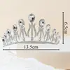 En stock nuevos accesorios de boda diadema corona de pedrería corona de cumpleaños infantil corona de ceremonia para adultos tocado al por mayor