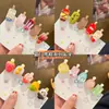 Lindo Mini Pasador de Helado para el Cabello, Pasador de Helado Creativo y Original para Flequillo, Accesorio para el Cabello de Dibujos Animados Estilo Ins de Alto Valor