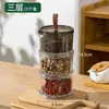 D3052 Caixa de Armazenamento de Especiarias Cozinha Doméstica Caixa de Armazenamento de Pimenta Temperos Caixa de Armazenamento de Temperos Caixa Selada para Ingredientes Secos