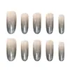 Manicura con Destellos Negros Suaves Estilo Ojo de Gato Elegante de Alta Calidad Estilo Girly Estilo Hermana Real Blanqueadora 30 Piezas Manicura Usable