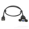 USB3.0 20p para Tipo-C fêmea chassi posição PCI linha de engrenagem extensão placa-mãe desktop Tipo C