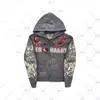 Otoño 2025 Nuevo Venta Directa Transfronteriza Retro Americano Gótico Hip-Hop Manga Larga Sudadera 3D Holgada con Capucha Deportiva