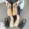 Zapatillas de medio pie Baotou para mujer, calzado de verano, nuevo de primavera, moda Joker, tacón plano, mocasín, zapatos tipo muller, venta al por mayor