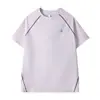 Comercio Exterior Verano Exterior Running Deportes Ropa de Ciclismo para Pareja Transpirable Fresca Superior Seda de Hielo Secado Rápido Cuello Redondo Camiseta para Hombre
