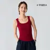 Camisola de Mujer Verano Nuevo Estilo Lino Seda Doble Capa Hilo de Plumas Moda Espalda Descubierta Chaleco