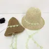 Nuevo Estilo Sombrero de Paja para Mujer Playa Costera Francés Moderno Verano Delgado Transpirable Encaje Hueco Pequeño Fresco Sombrilla Protección Solar