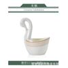 Louça de Cerâmica de Alta Temperatura Yunzhihe Jingdezhen com Cor Sob Esmalte, Tigelas, Pratos, Hashis e Pratos de Inauguração de Casa de Luxo Leve em Estilo Chinês Atacado Bone China