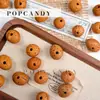 Acessórios para Joias DIY Contas de Caroço de Fruta Natural Pulseira de Contas Artesanal Acessórios para Colar Brincos Contas Soltas de Semente de Desejo