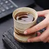 Taza de Café, Taza de Té, Taza Personal Pintada a Mano Vintage, Taza para Té de Cebada, Taza para Cepillo de Dientes de Hotel de Alojamiento Rural, Horno de Cerámica Estilo Japonés Transfronterizo, Esmaltado