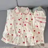 Novedad Otoño/Invierno 2026 Famoso en Internet Algodón Nube Delgado Dulce Pijama de Manga Larga Pantalón Largo Ropa de Casa Conjunto de Dos Piezas