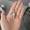 Conector rápido autotravante três em um, tubo de ar, rosca interna e externa, cabeça macho e fêmea, ferramenta pneumática, ponta de cauda longa, borda cruzada