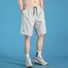 Shorts de Seda de Gelo de Secagem Rápida para Homens, Estilo Fino de Verão, Novo Modelo 2026, Calças de Cinco Pontos Casuais para Esportes de Basquete Corrida