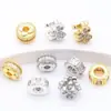 Zirconita Microincrustada que Conserva el Color Espaciadores Huecos de Agujero Grande para Pulsera Collar DIY Hechos a Mano Cuentas Sueltas Accesorios de Cristal Materiales
