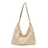 Estilo Coreano Ins Leve Casual Grande Capacidade Ombro Único Transversal Tecido de Nylon Bolsa de Bolinho Estilo Minimalista Preguiçoso Bolsa Tote Grande