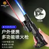 Nueva Pistola de Fuego Portátil Multifuncional para Exteriores Abrebotellas Iluminación Luz Láser Pistola de Spray para Barbacoa al Aire Libre Encendedor