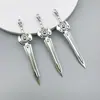 Set Mixto de 20 Colgantes de Espada, Pulseras Creativas Hechas a Mano para DIY, Collares, Llaveros, Pequeños Accesorios Colgantes