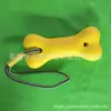 En Stock Hueso de Perro de Espuma Eva Pelota Elástica Resistente a Mordiscos para Mascotas Perro Pequeño Teddy Anillo de Arrastre para Perro Volador