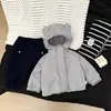 Ropa de Invierno de Algodón para Bebé Estilo Coreano Unisex Chaqueta Gruesa con Capucha de Forro Polar para Bebé Linda Chaqueta de Algodón Abrigo de Algodón Cálido para Bebé Ropa de Abrigo