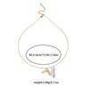 Diseño Nicho Simple Elegante Ins Acero Titanio Cadena Clavícula Nuevo Cosas Buenas Collar Colgante Perla Maní Mujeres Verano
