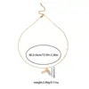 Cosas buenas transfronterizas europeas y americanas Collar de perlas de cacahuete para mujer Diseño de nicho Moda simple Elegante Cadena de clavícula de alta gama