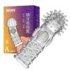 Agradables Fundas para Dedos para Chuparse los Dedos para Hombres, Juguetes Sexuales, Estimulación por Fricción de Diente de Lobo de Cristal, Placer Orgásmico