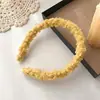 Diadema de lana de cordero navideña para niña, diadema linda con astas de alce, decoraciones para presionar el cabello, tocado, accesorios para el cabello para mujeres