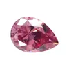 Huagang Color Gema Diamante Mosan Forma de Pera Diamante Desnudo Anillos Colgantes Forma de Gota Joyería de Moissanita Piedra Principal Piedra Desnuda Venta al por Mayor