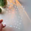Adesivos para Unhas Série de Natal Embossados Desenho Animado Árvore de Natal Estrela de Cinco Pontas Laço Adesivos de Unha Adesivos Decoração Atacado