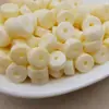 Cuentas Facetadas de Rueda de Color Sólido de 3x6mm Cuentas Sueltas Tipo Rosquilla Cuentas de Arroz Pulsera Collar de Cuentas Hecho a Mano para DIY Accesorios de Joyería
