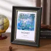 Porta-Retrato Retrô Americano Display de Mesa Sensação de Alto Padrão 67810 Polegadas a4A3 Quebra-Cabeça Moldura para Pintura a Óleo Moldura Vazia Pendurar na Parede Personalizado Atacado