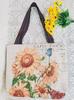 Bolso de lona grande de estilo étnico para mujer, bandolera con bordado de doble cara, bolso de hombro para estudiantes, bolso de elefante de gran capacidad, regalo de viaje